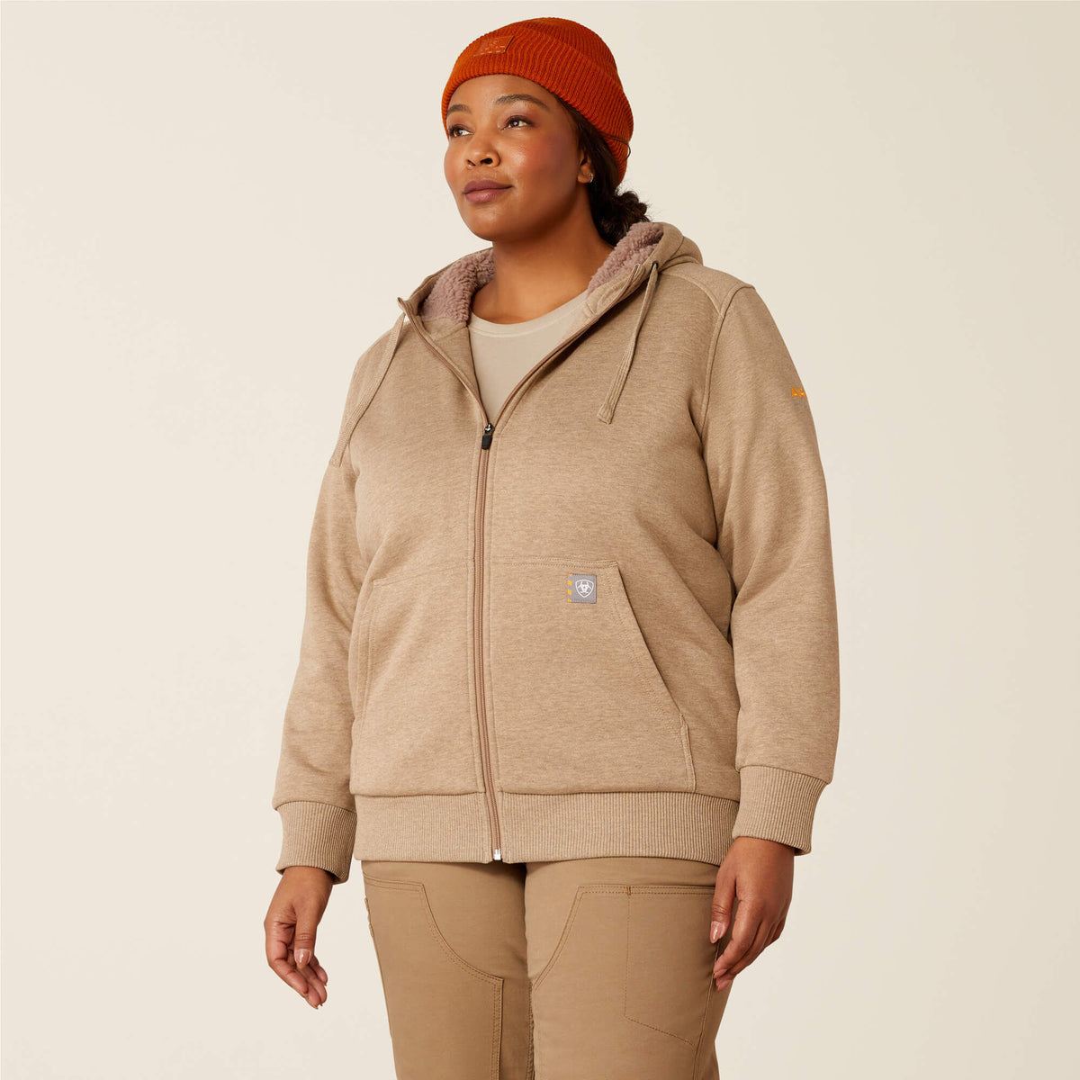 Ariat Women's Rebar All-Weather Sherpa Full Zip Hoodie