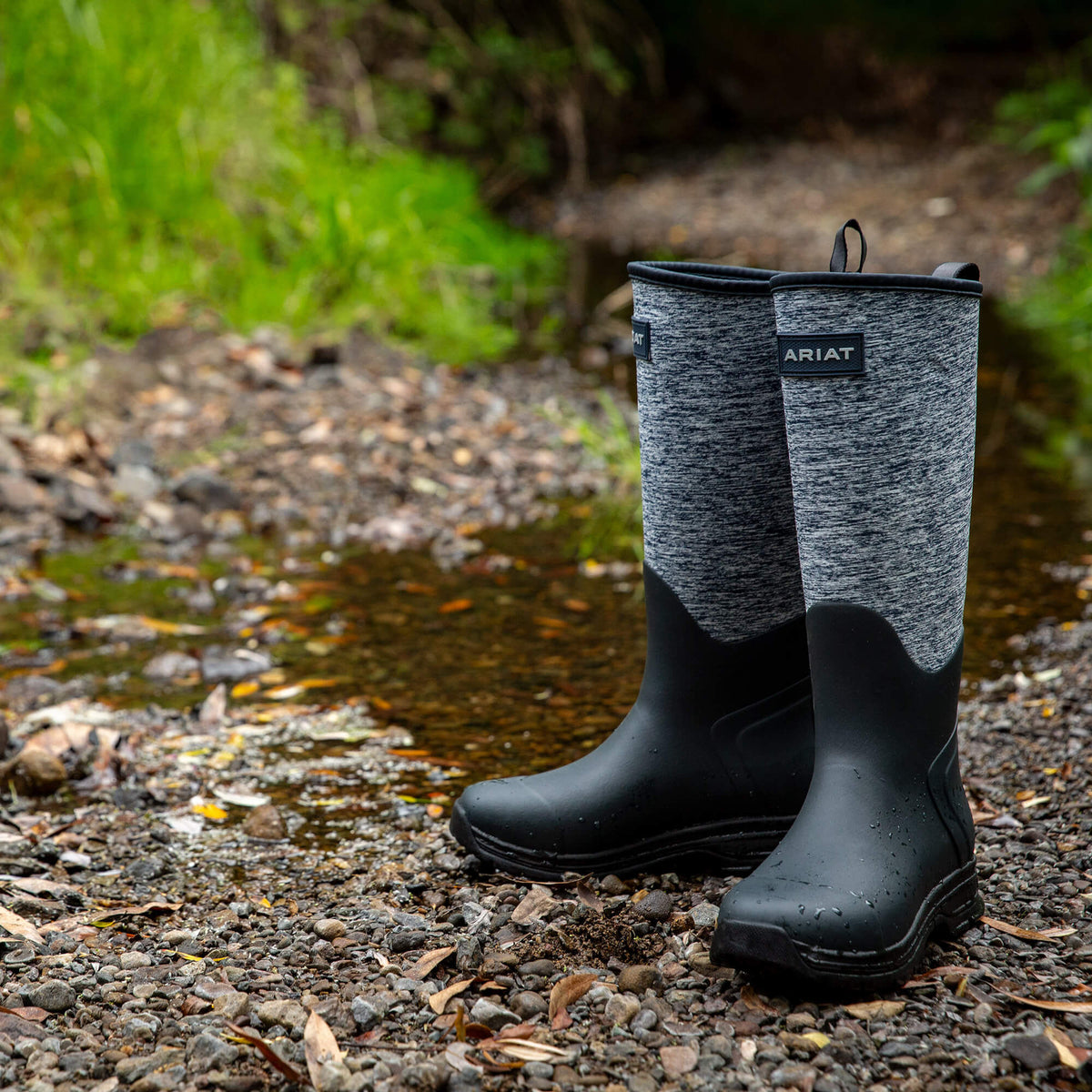 Ariat Women's Swinbrook Rubber Boot - Navy Heather