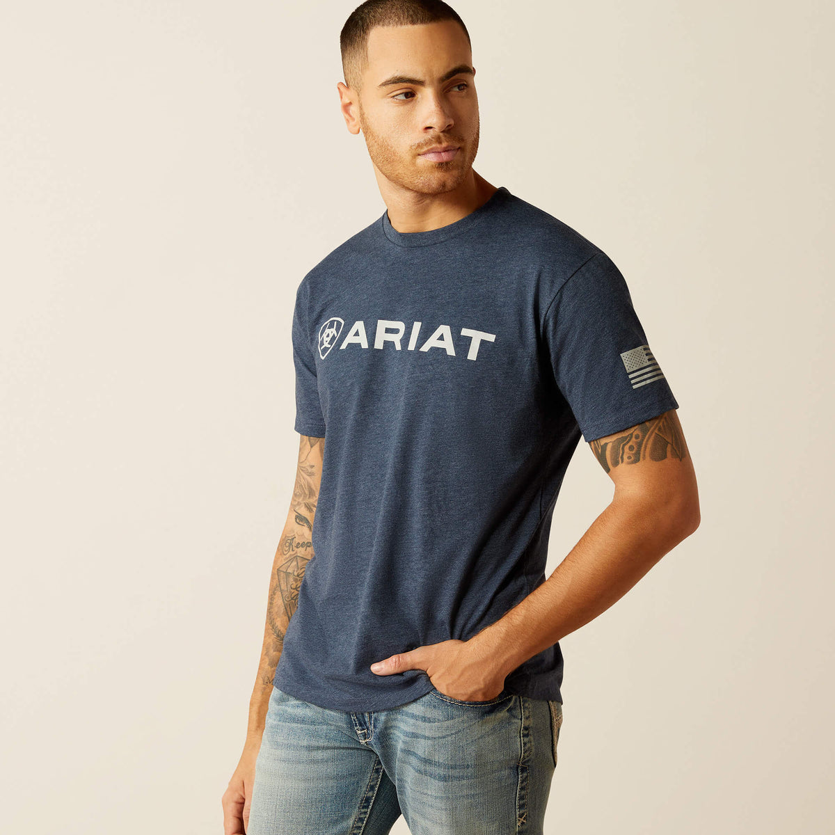 Ariat Men's Ariat Shield Flag T-Shirt