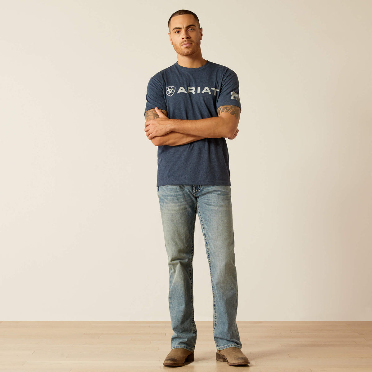 Ariat Men's Ariat Shield Flag T-Shirt