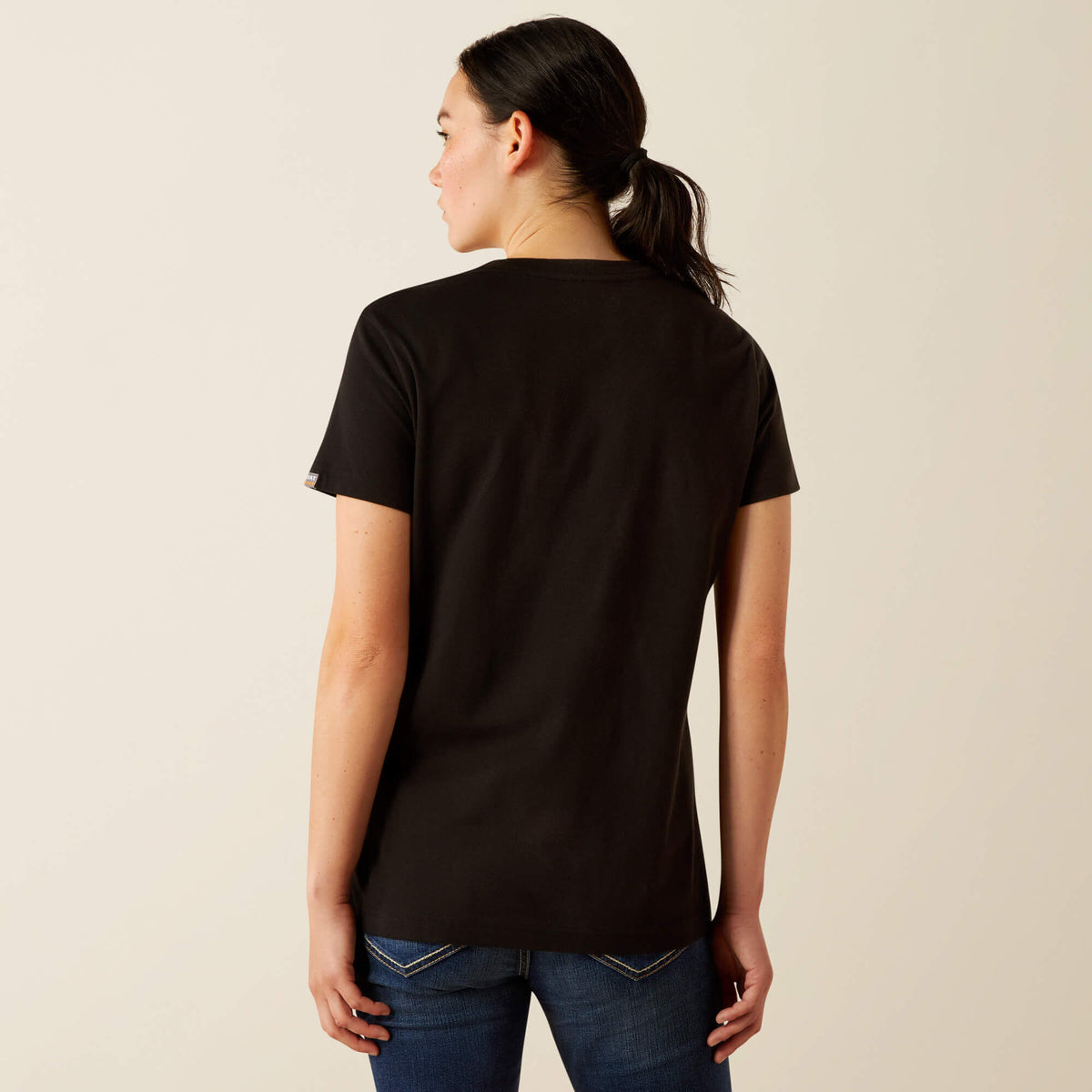 Ariat Women's Rebar Cotton Strong Standard V-Neck T-Shirt