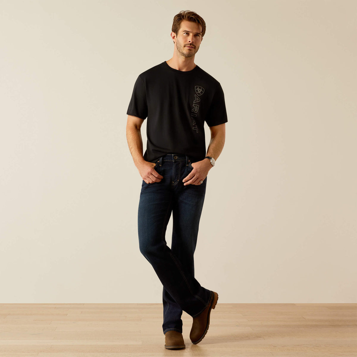 Ariat Men's Vertical Logo T-Shirt