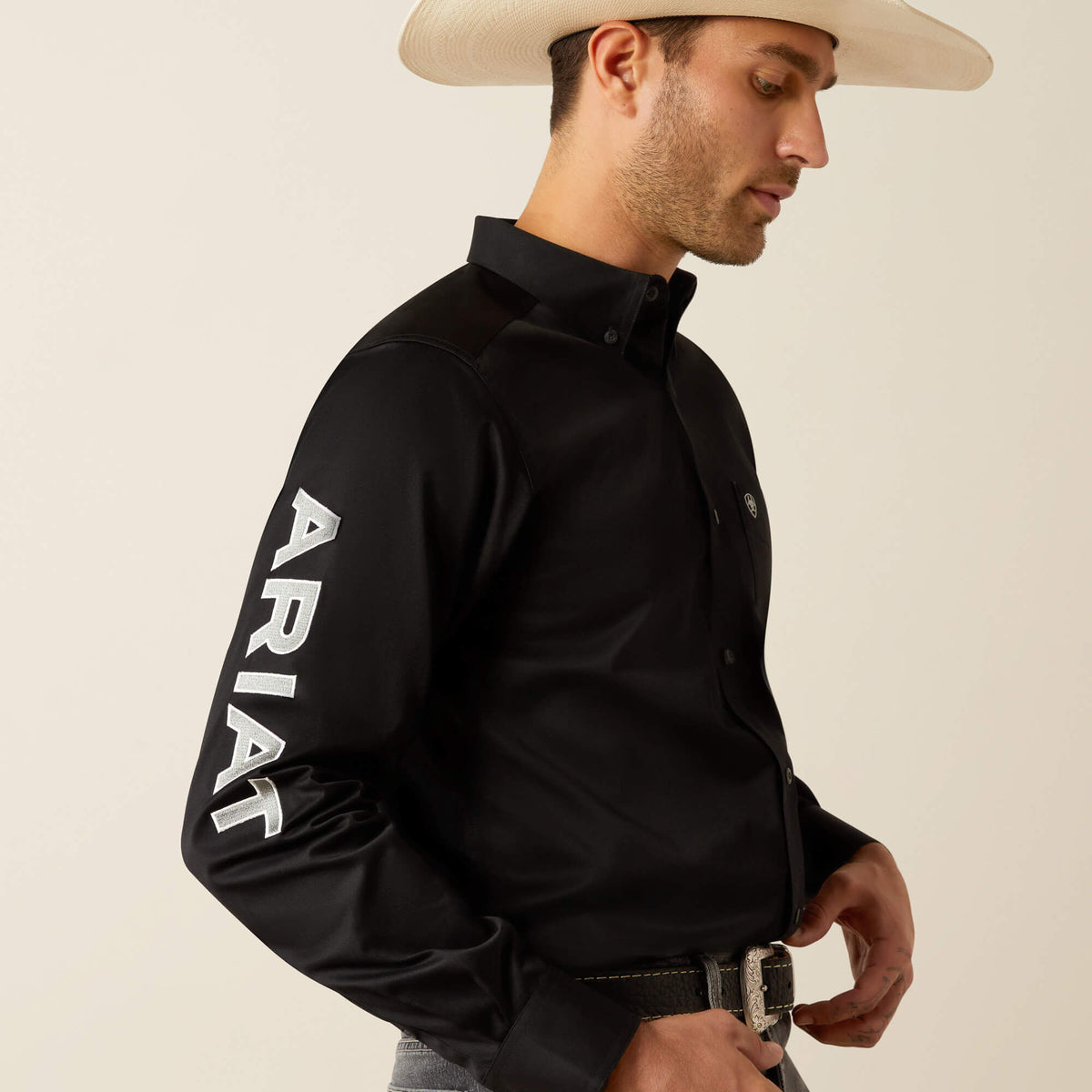 Ariat Men's Team Logo Twill Fitted Shirt