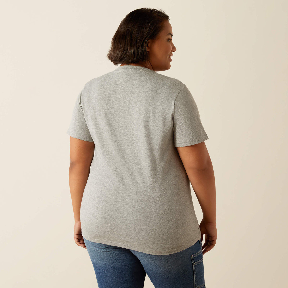 Ariat Women's Rebar Cotton Strong Standard V-Neck T-Shirt
