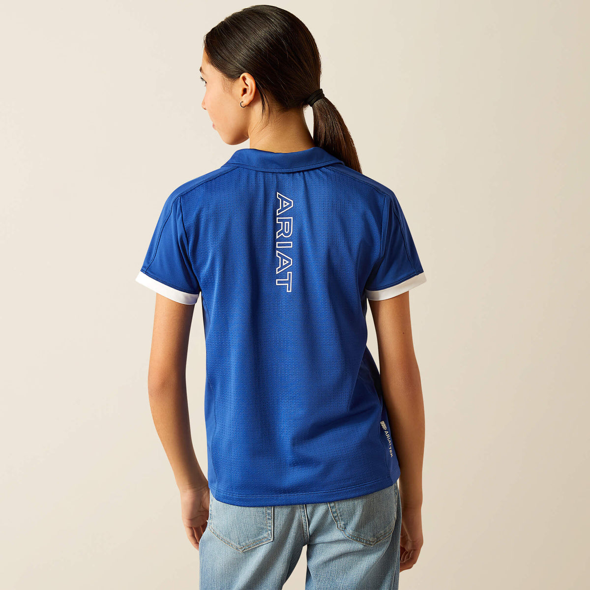 Ariat Kids' Bandera Team 1/4 Zip Polo