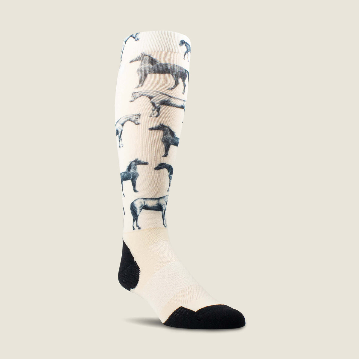 Ariat Ariattek Slim Printed Sock 1 Pair Summer Sand House