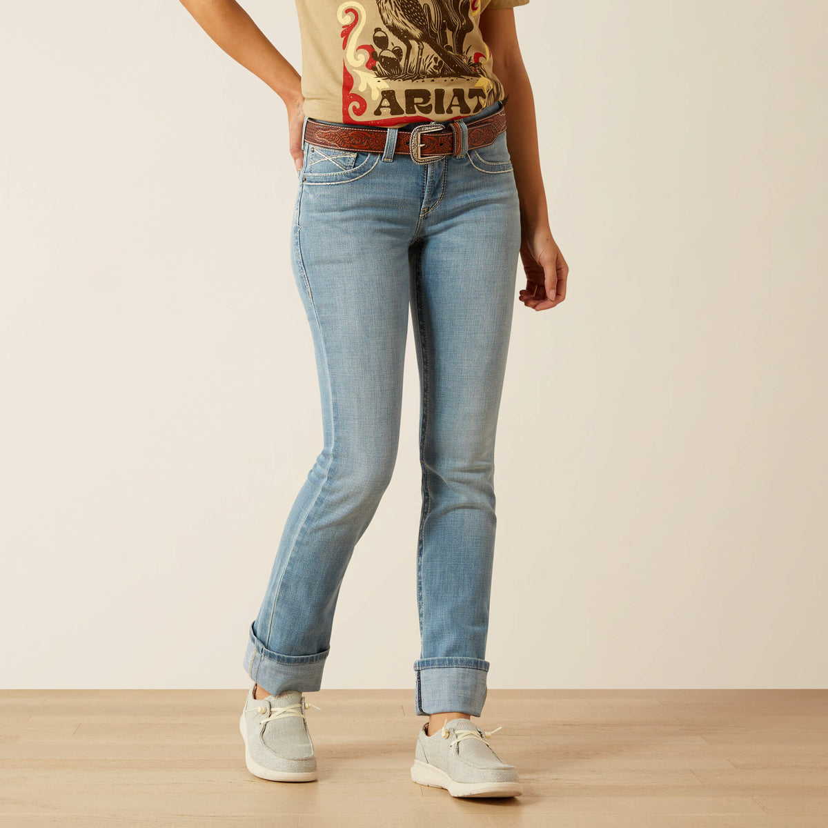 Ariat Women's Perfect Rise Alina Straight Leg Jean