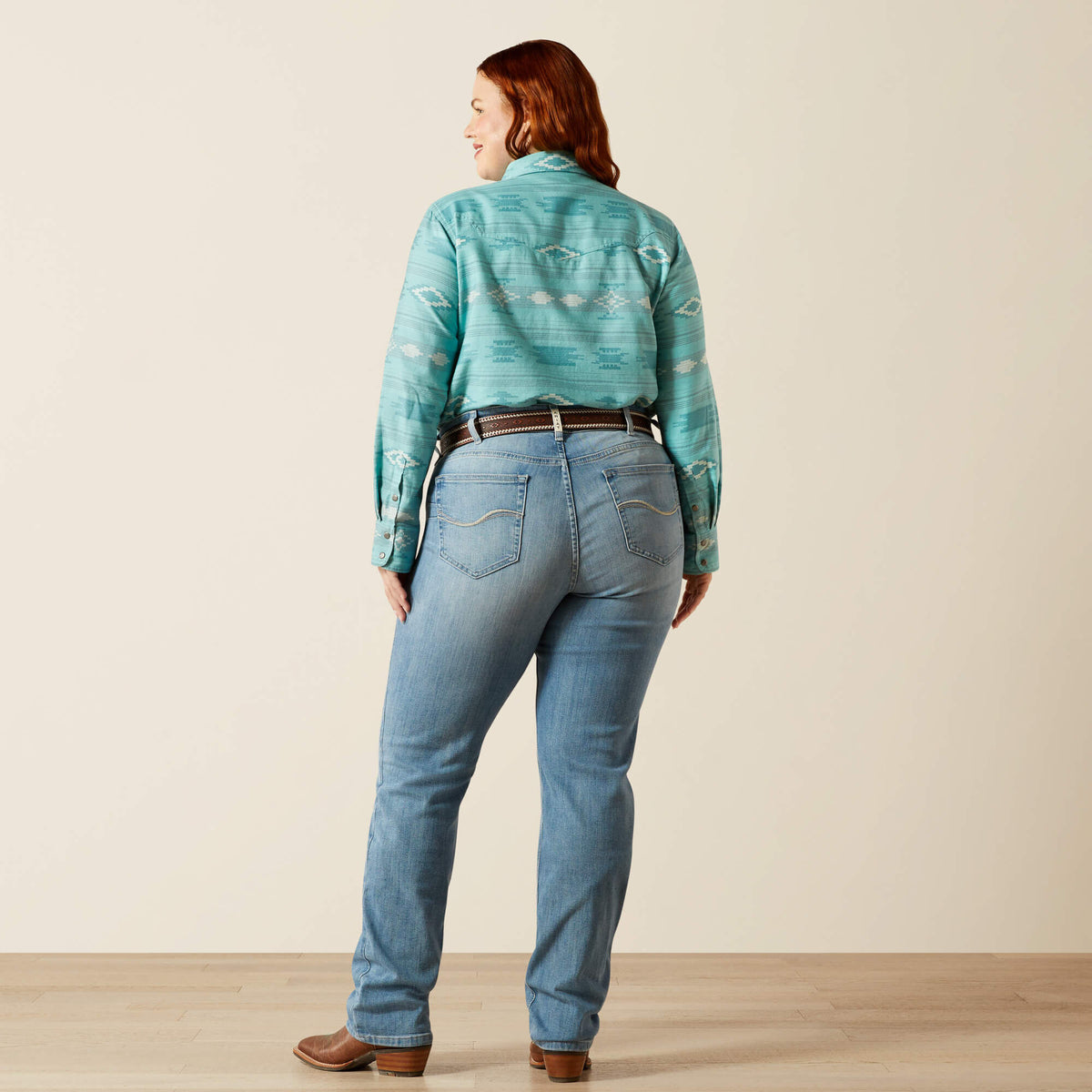 Ariat Women's Mid Rise Alessia Straight Leg Jean