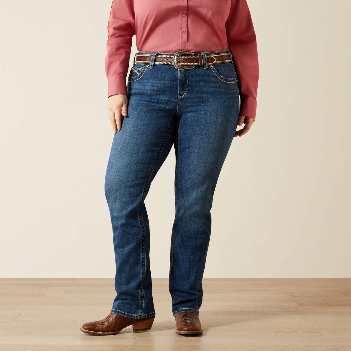 Ariat Women's Mid Rise Joanna Boot Cut Jean