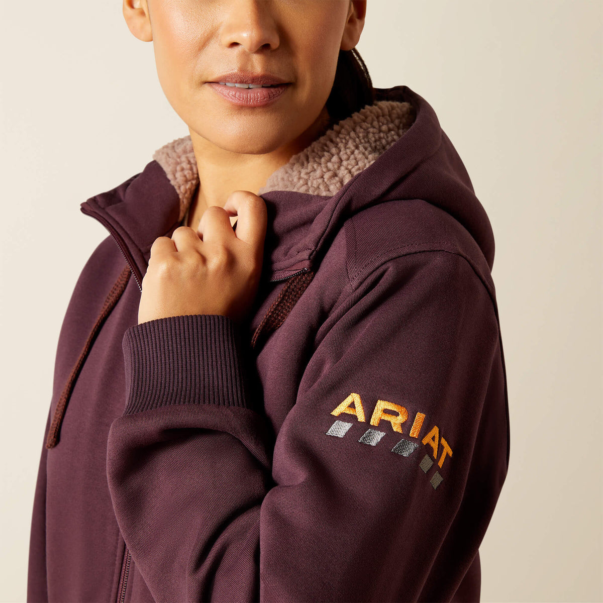 Ariat Women's Rebar All-Weather Sherpa Full Zip Hoodie