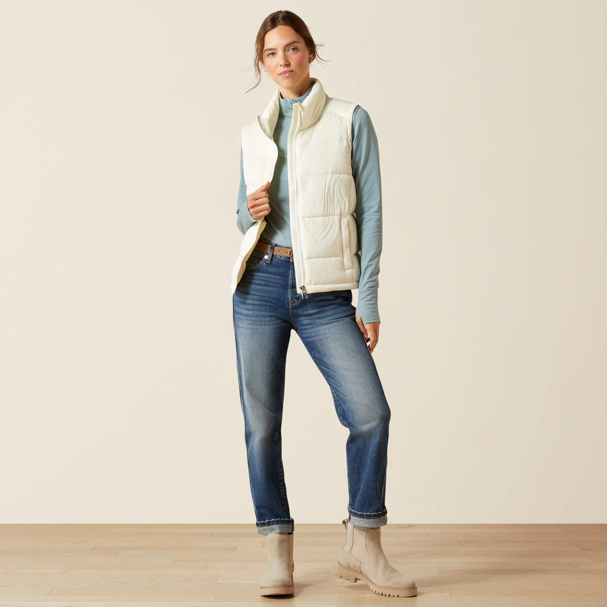 Ariat Women's UltraPuff Down Gilet - Star White