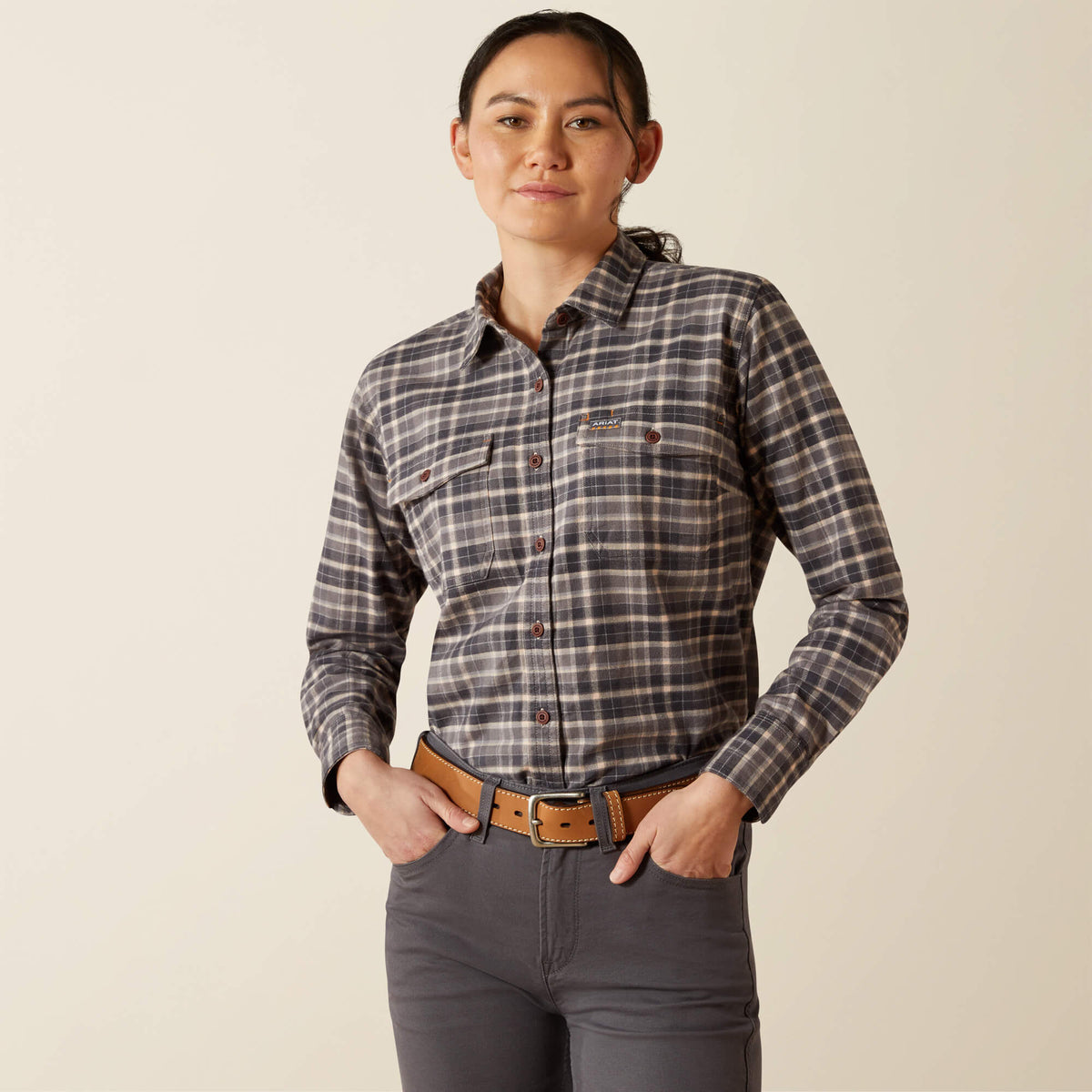 Ariat Women's Rebar Flannel DuraStretch Work Shirt