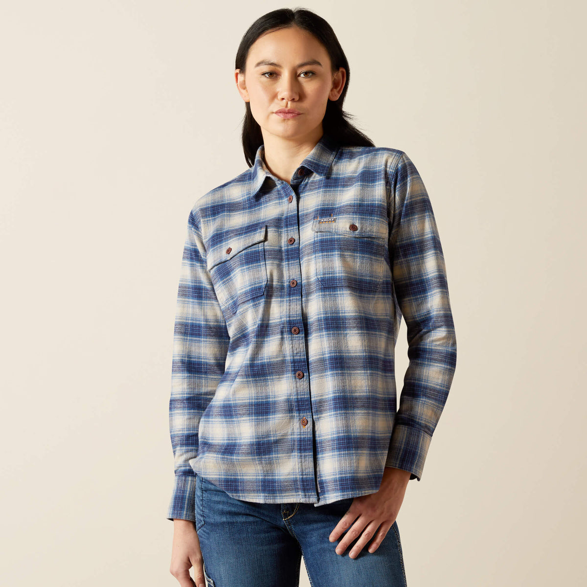 Ariat Women's Rebar Flannel DuraStretch Work Shirt