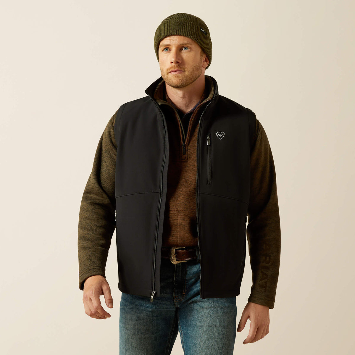 Ariat Men's Logo Softshell Vest