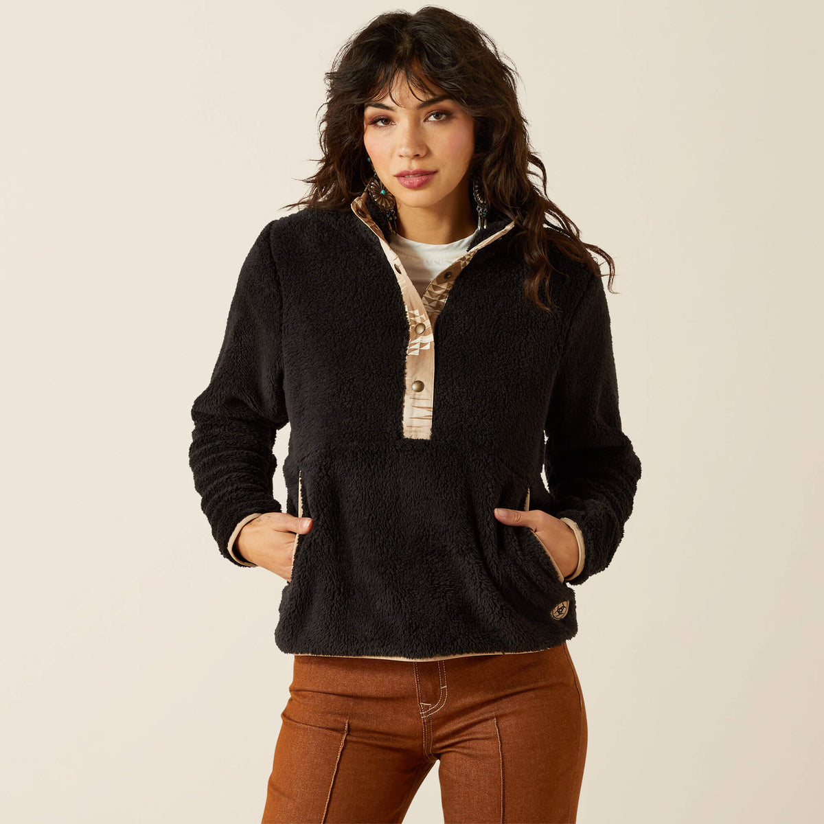 Ariat Women's Berber Snap Front Sweatshirt