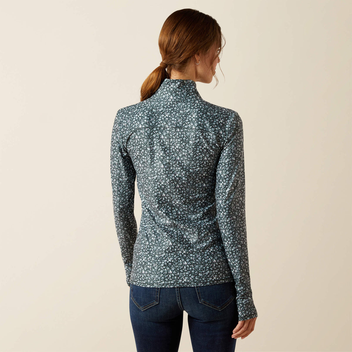 Ariat Women's Lowell 3.0 1/4 Zip Baselayer - Flower Ditsy