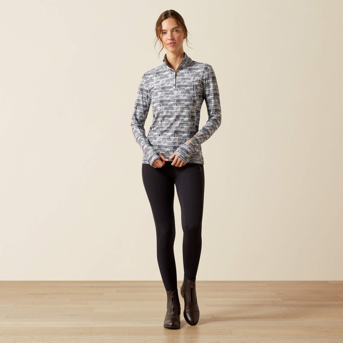 Ariat Women's Lowell 3.0 1/4 Zip Baselayer - Autumn Batik