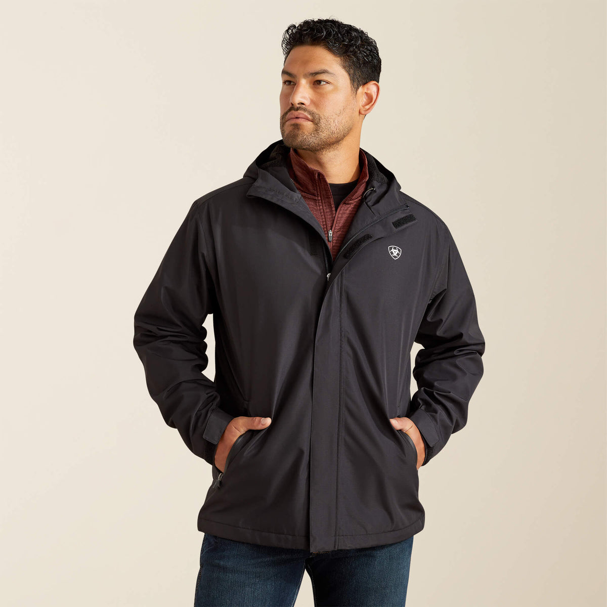 Ariat Men's Rebar Stormshell Lightweight Waterproof Jacket