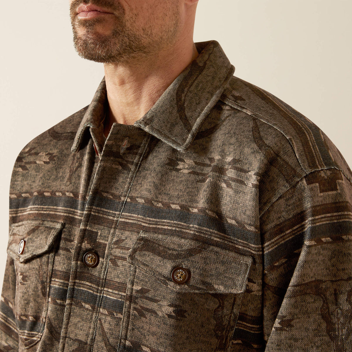 Ariat Men's Caldwell Printed Shirt Jacket