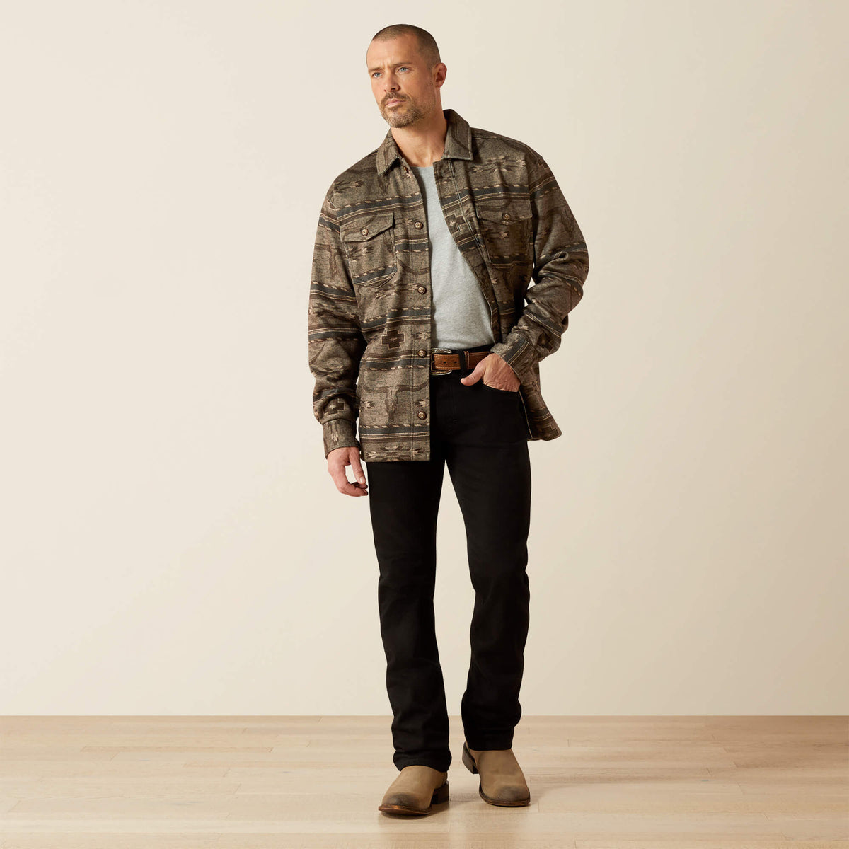 Ariat Men's Caldwell Printed Shirt Jacket