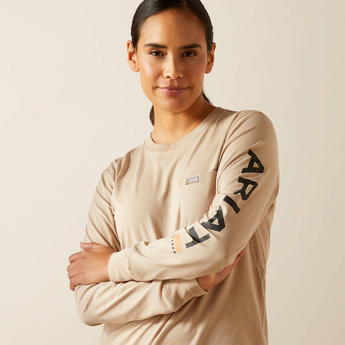 Ariat Women's Rebar Workman Logo T-Shirt