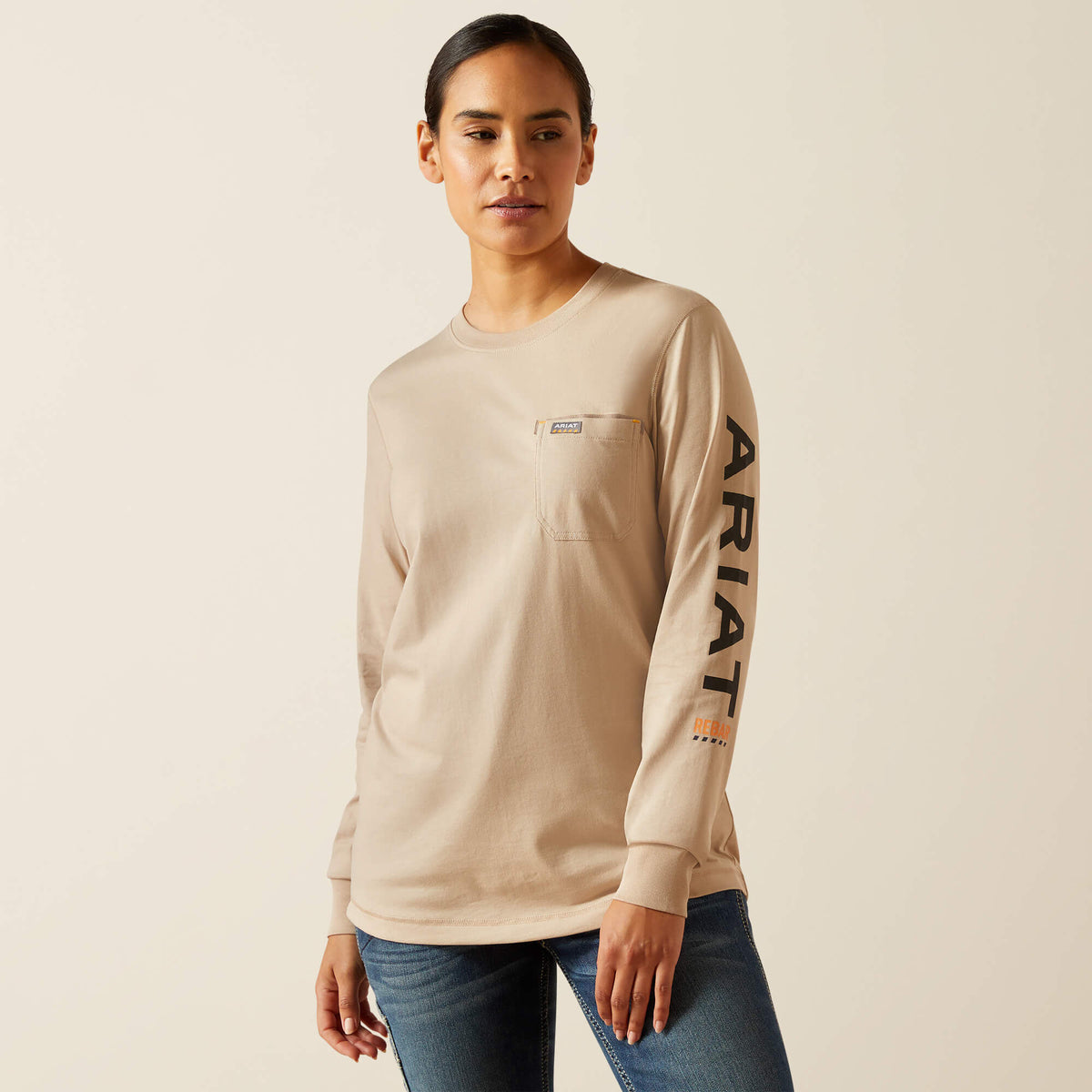 Ariat Women's Rebar Workman Logo T-Shirt