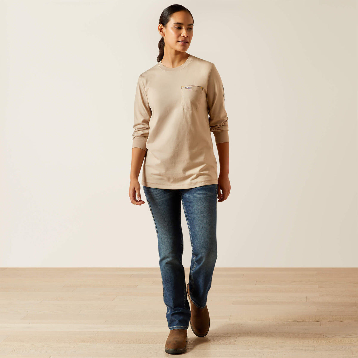 Ariat Women's Rebar Workman Logo T-Shirt