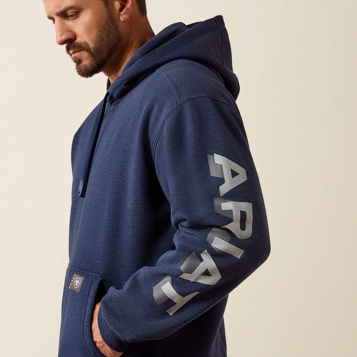 Ariat Men's Rebar Lightweight Logo Hoodie