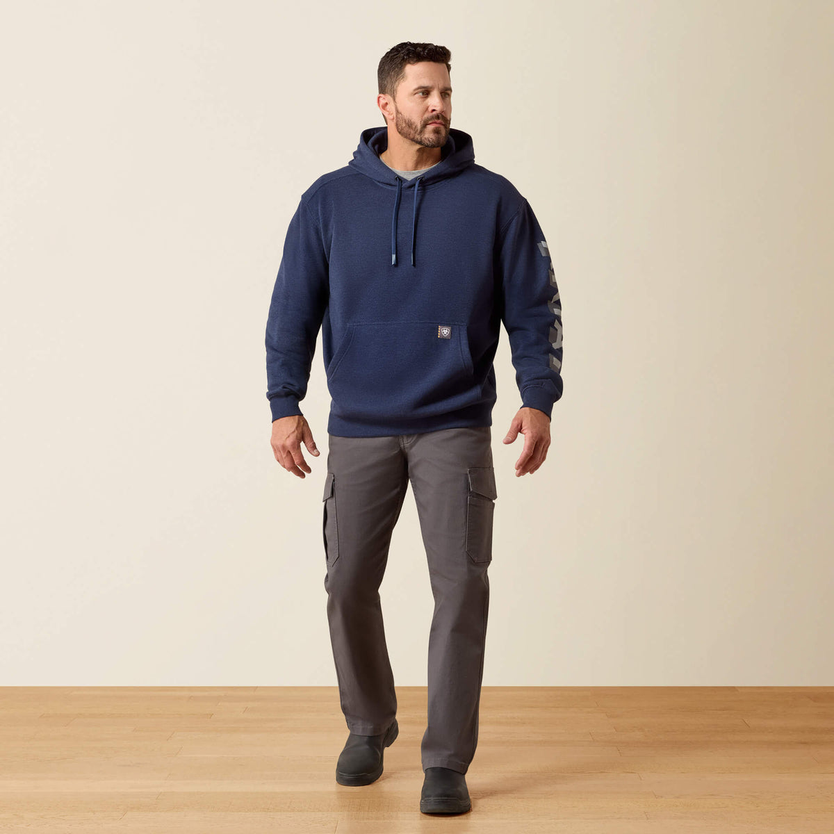 Ariat Men's Rebar Lightweight Logo Hoodie