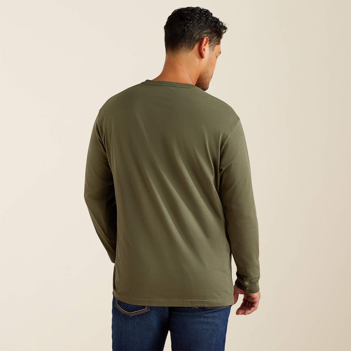 Ariat Men's Rebar Cotton Strong Standard Logo Pocket T-Shirt