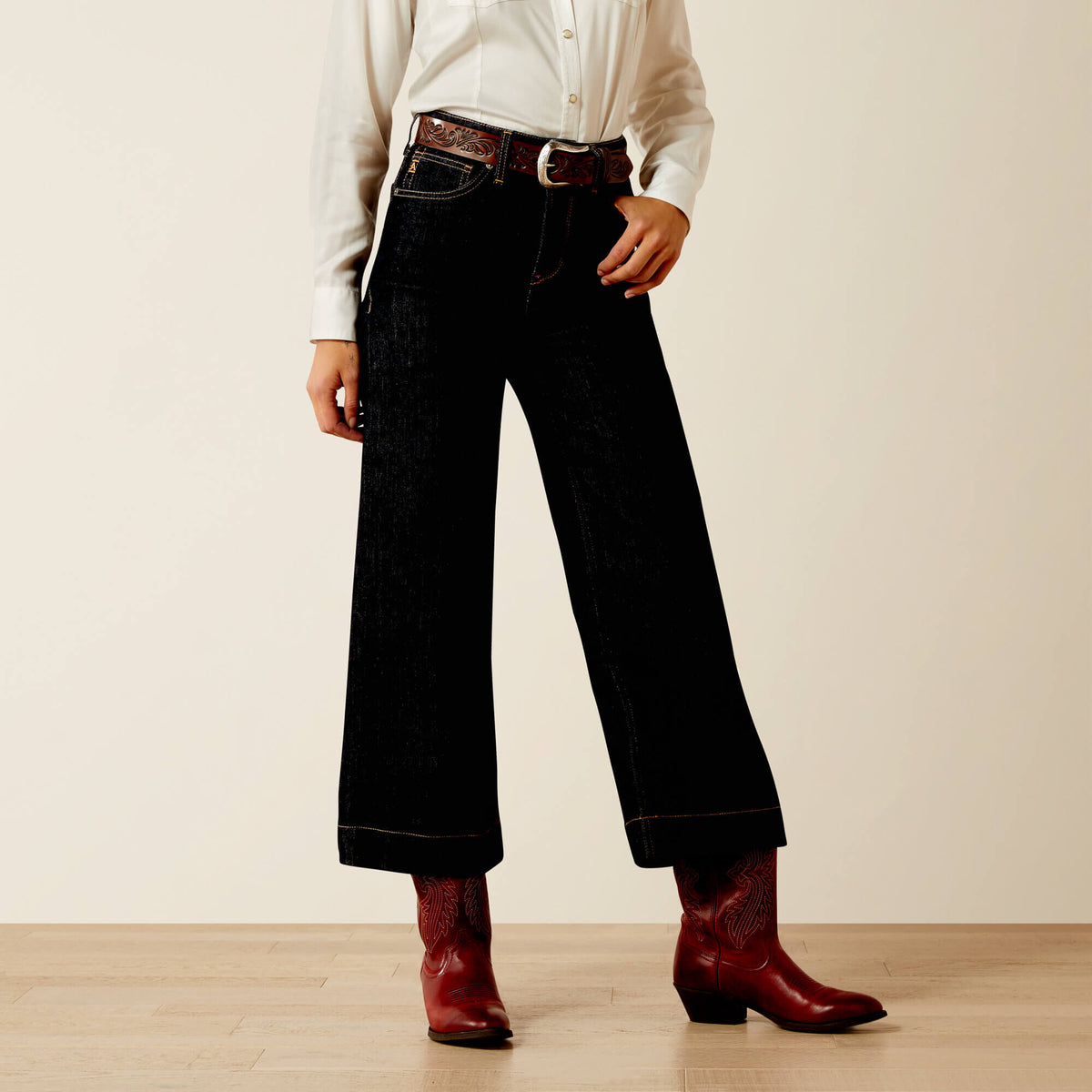 Ariat Women's Ultra High Rise Countryside Wide Leg Jean