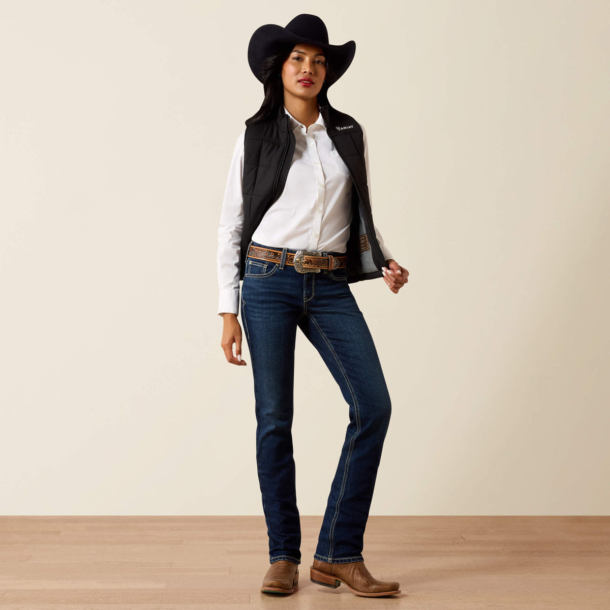 Ariat Women's Perfect Rise Acclimatize Parker Straight Leg Jeans
