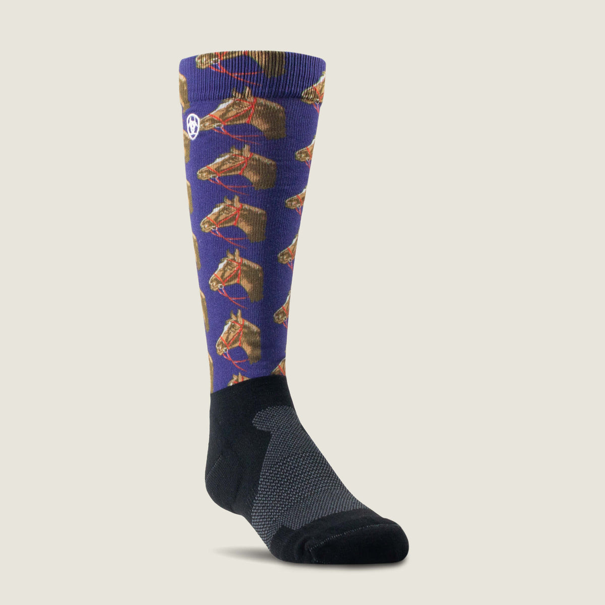Ariat Kids' AriatTEK Slim Printed Sock