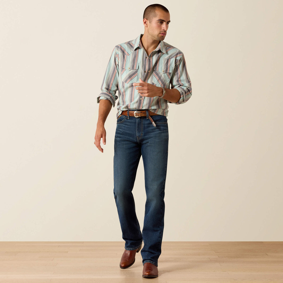 Ariat Men's Retro Hesperus Fitted Snap Shirt
