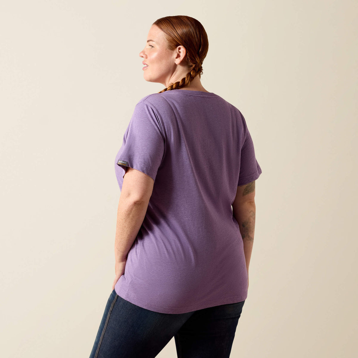 Ariat Women's Rebar Cotton Strong Standard V-Neck T-Shirt