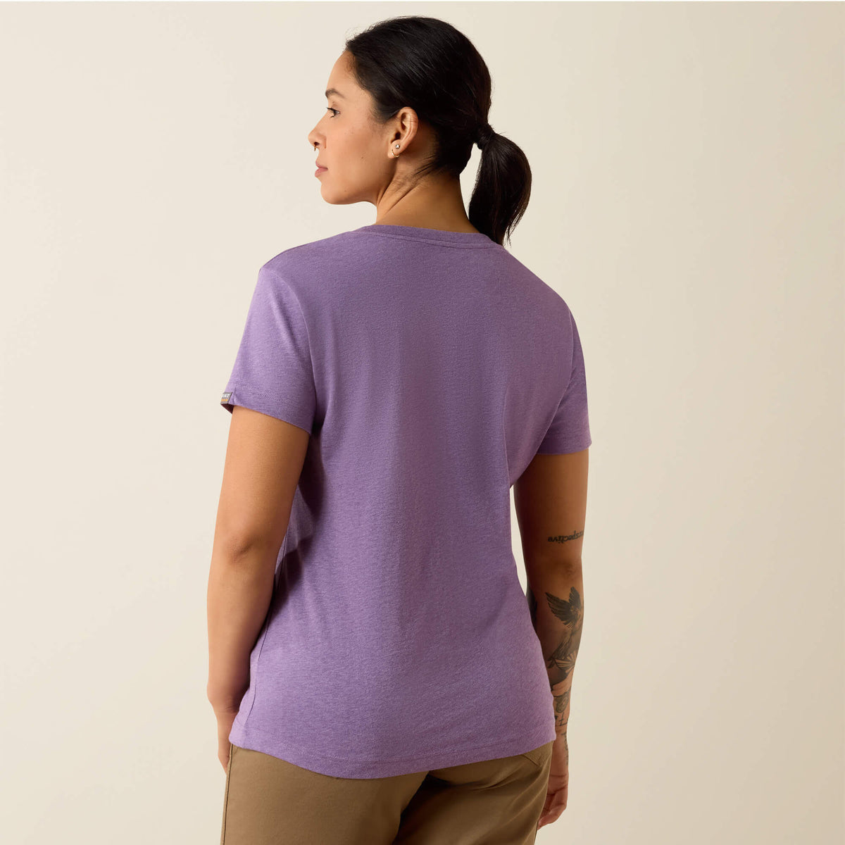 Ariat Women's Rebar Cotton Strong Standard V-Neck T-Shirt