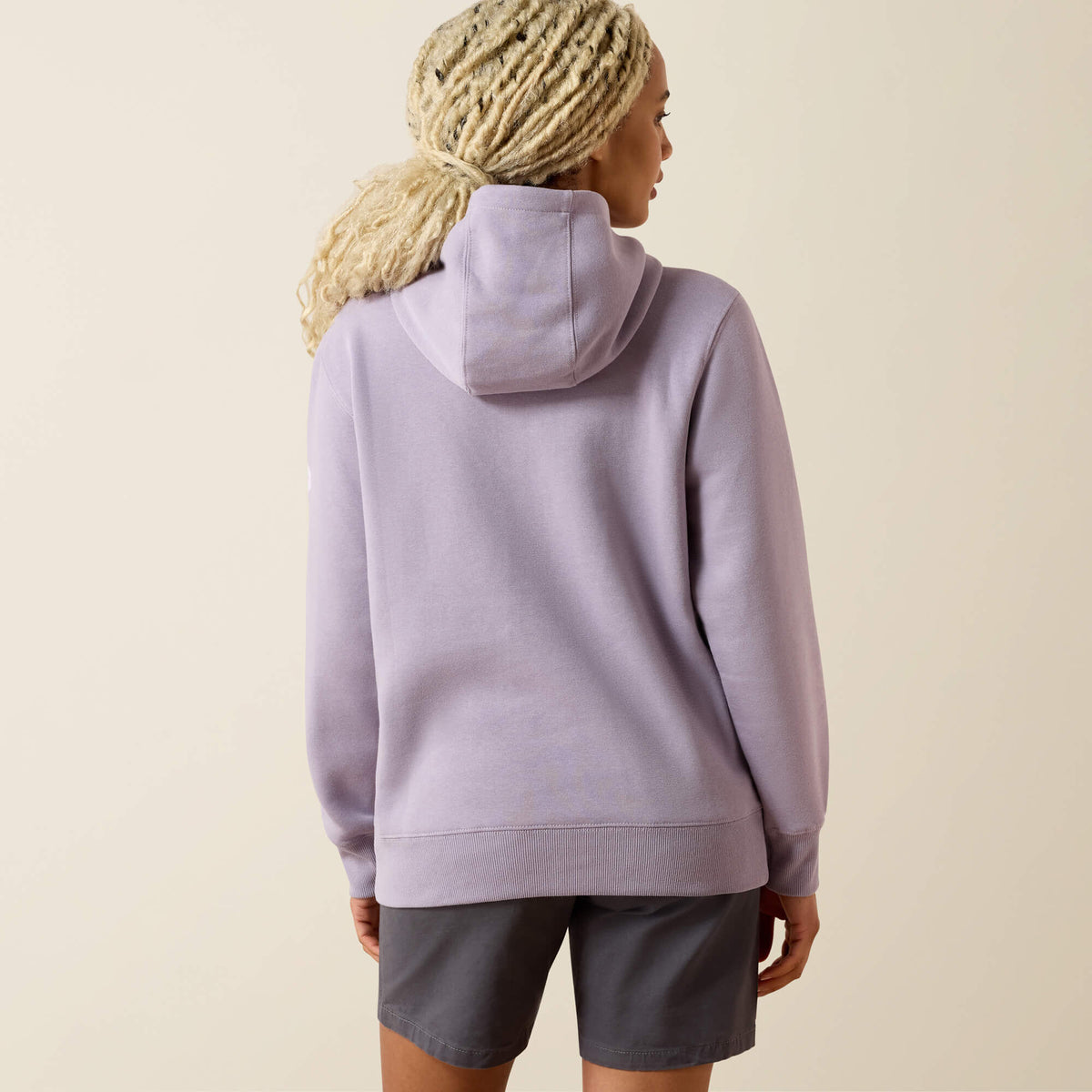 Ariat Women's Rebar Lightweight Logo 1/2 Zip Hoodie