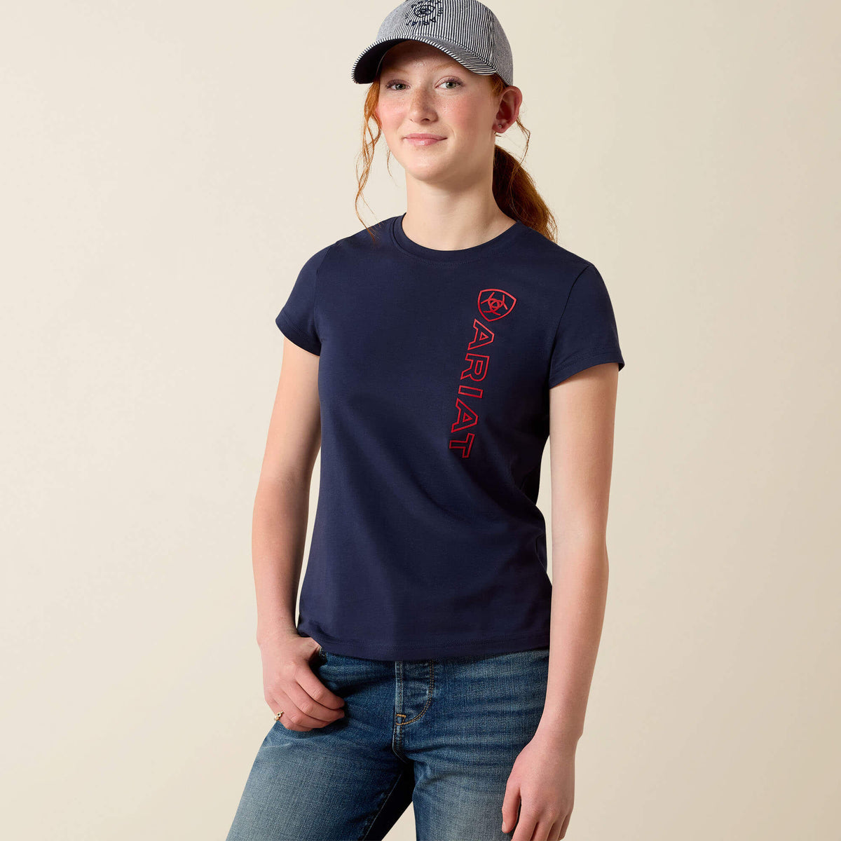 Ariat Kids' Vertical Logo T-Shirt