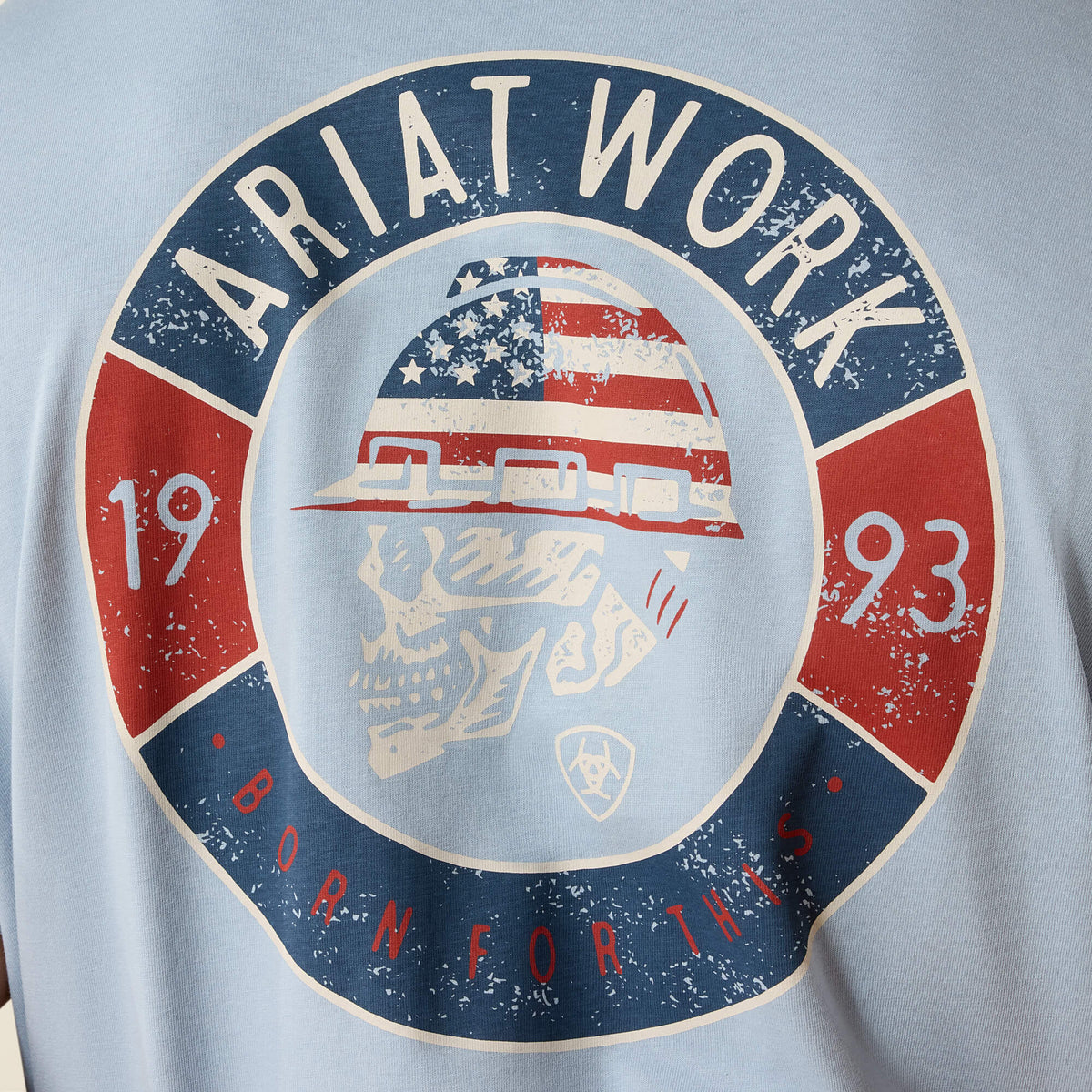Ariat Men's Rebar Cotton Strong Skull T-Shirt