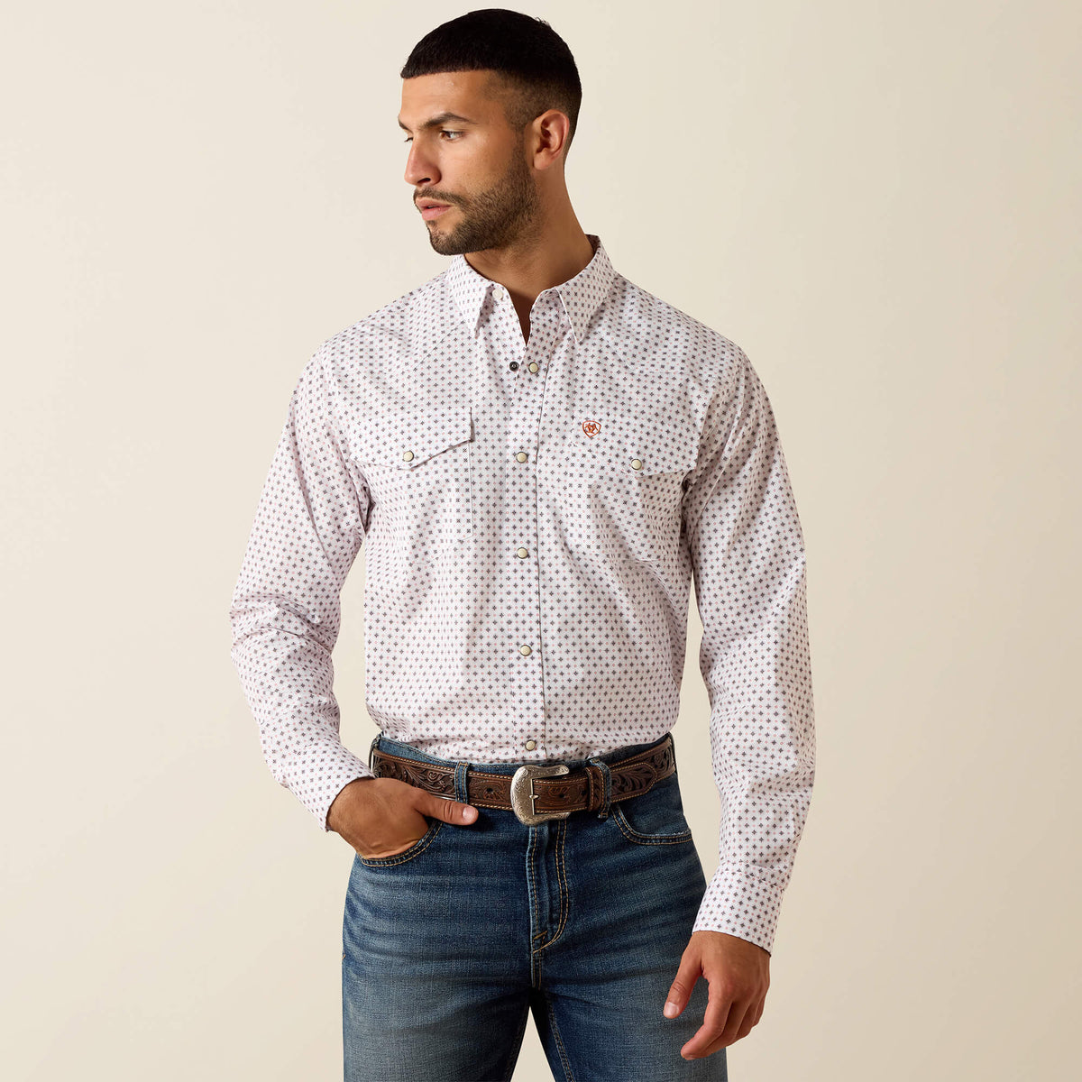 Ariat Men's Tony Fitted Snap Shirt