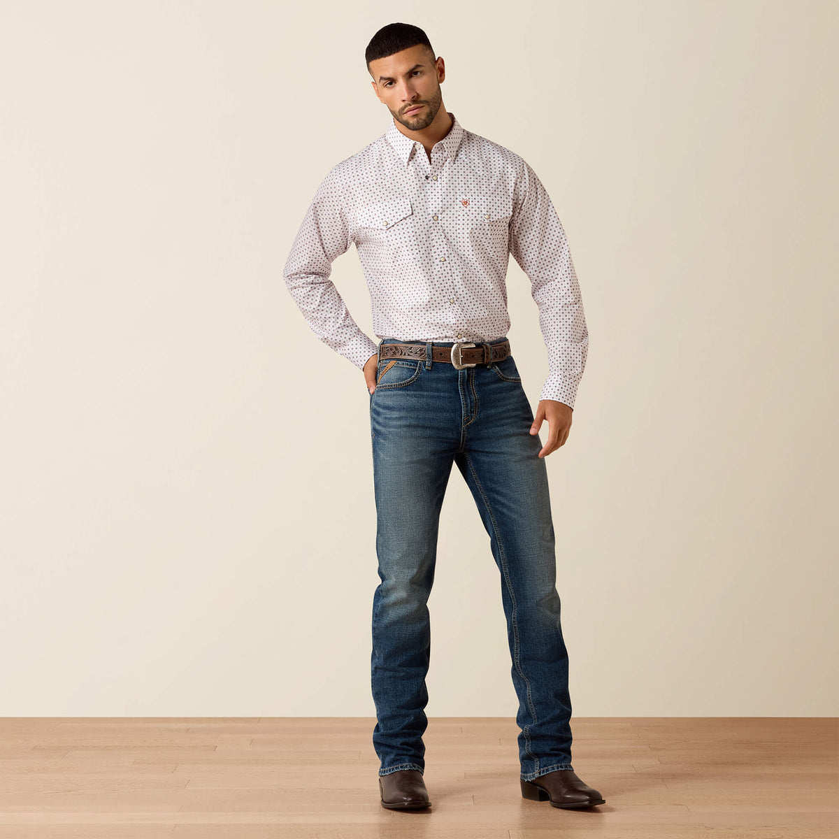 Ariat Men's Tony Fitted Snap Shirt