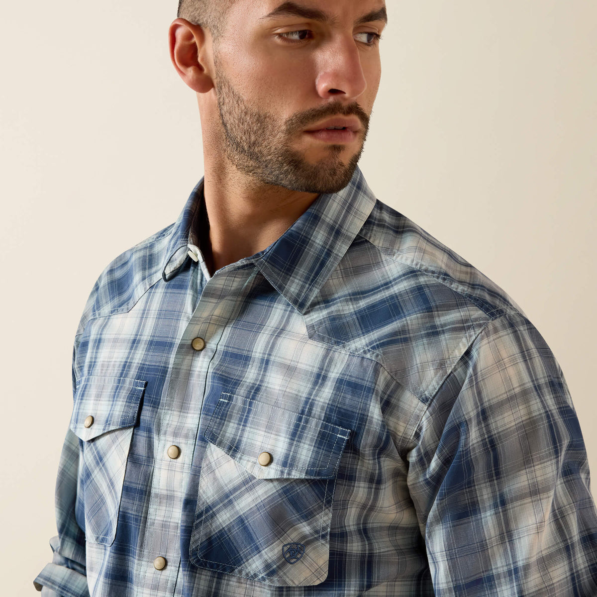 Ariat Men's Retro Heathcliff Fitted Snap Shirt