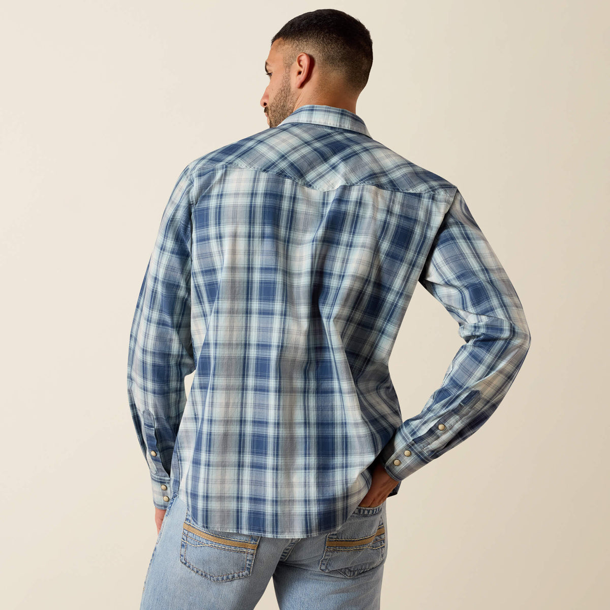 Ariat Men's Retro Heathcliff Fitted Snap Shirt