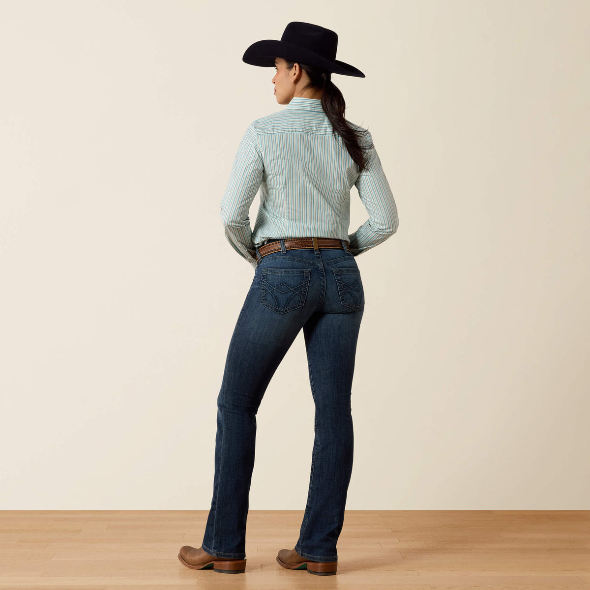 Ariat Women's Mid Rise Luisa Boot Cut Jeans