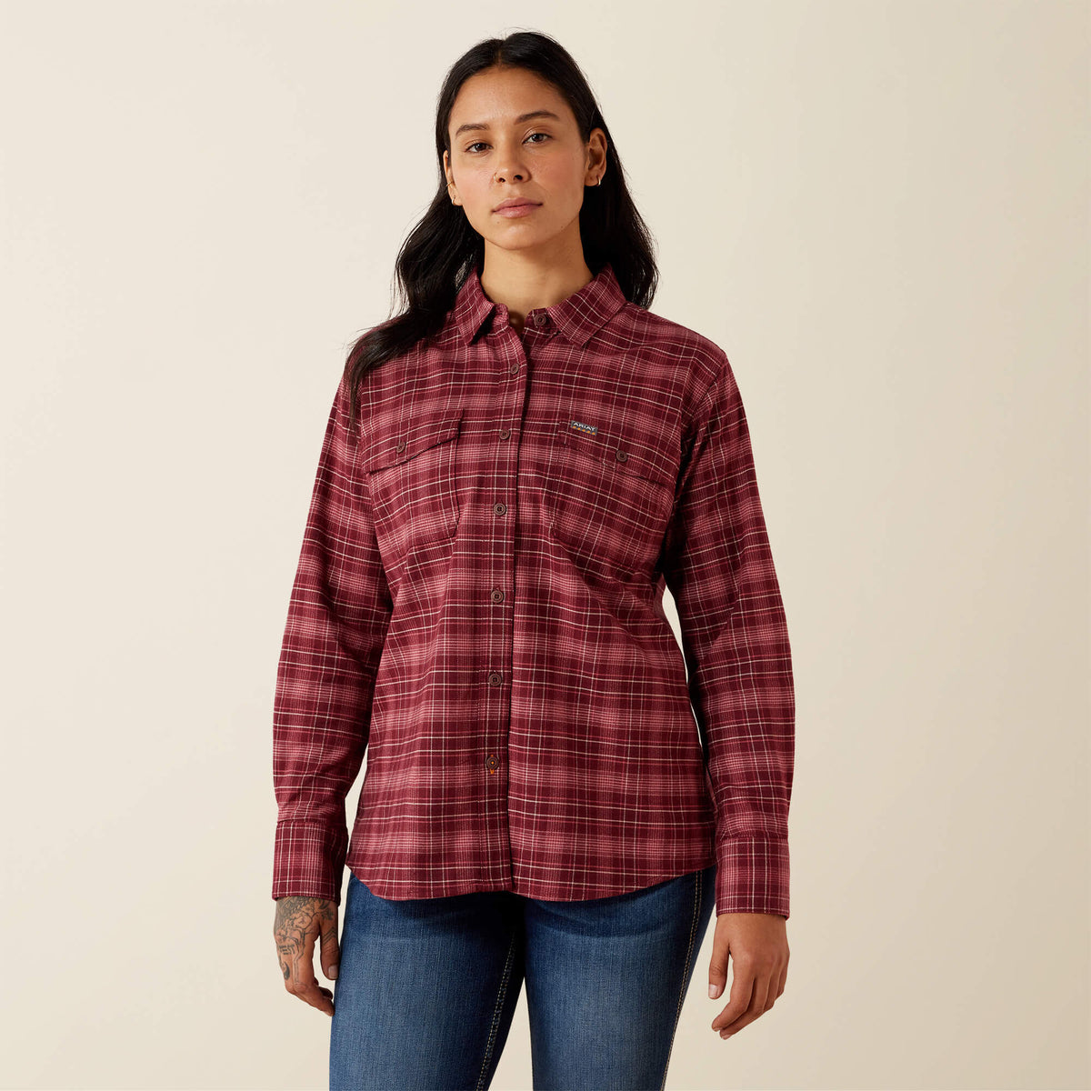 Ariat Women's Rebar Flannel DuraStretch Work Shirt