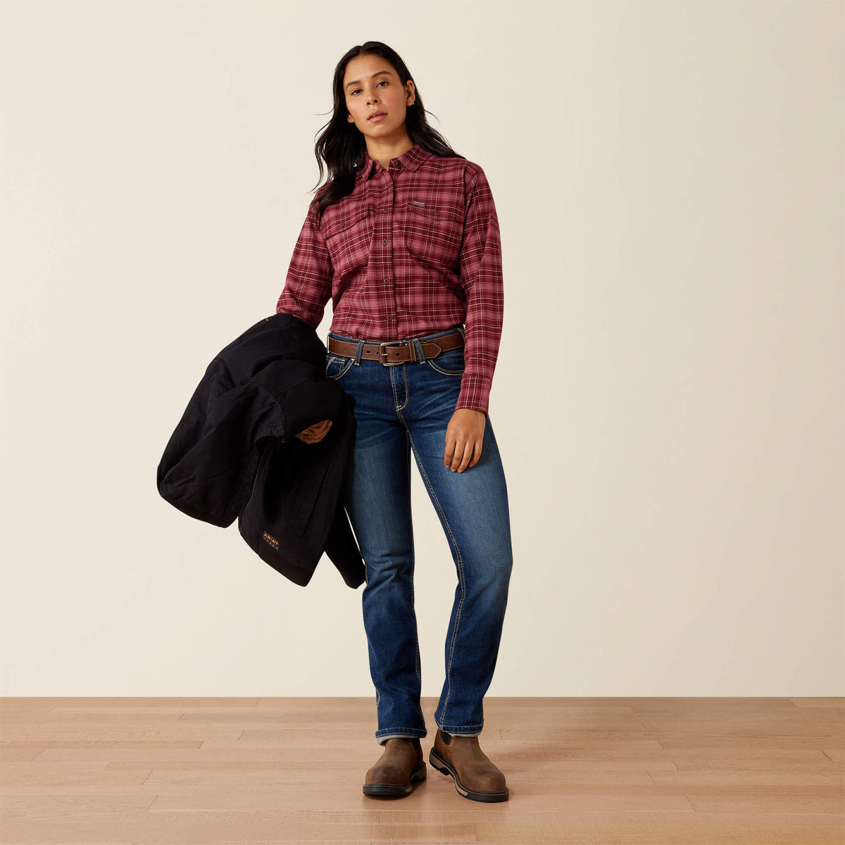 Ariat Women's Rebar Flannel DuraStretch Work Shirt