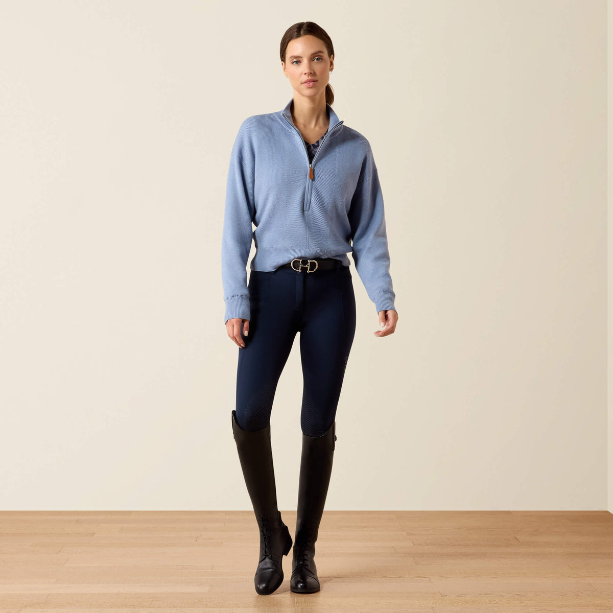 Ariat Women's Foxleigh 1/2 Zip Sweater - Rainwashed