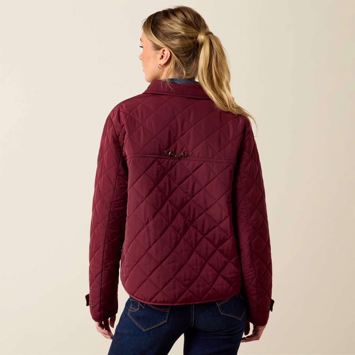 Ariat Women's Woodgate Quilted Jacket - Windsor Wine