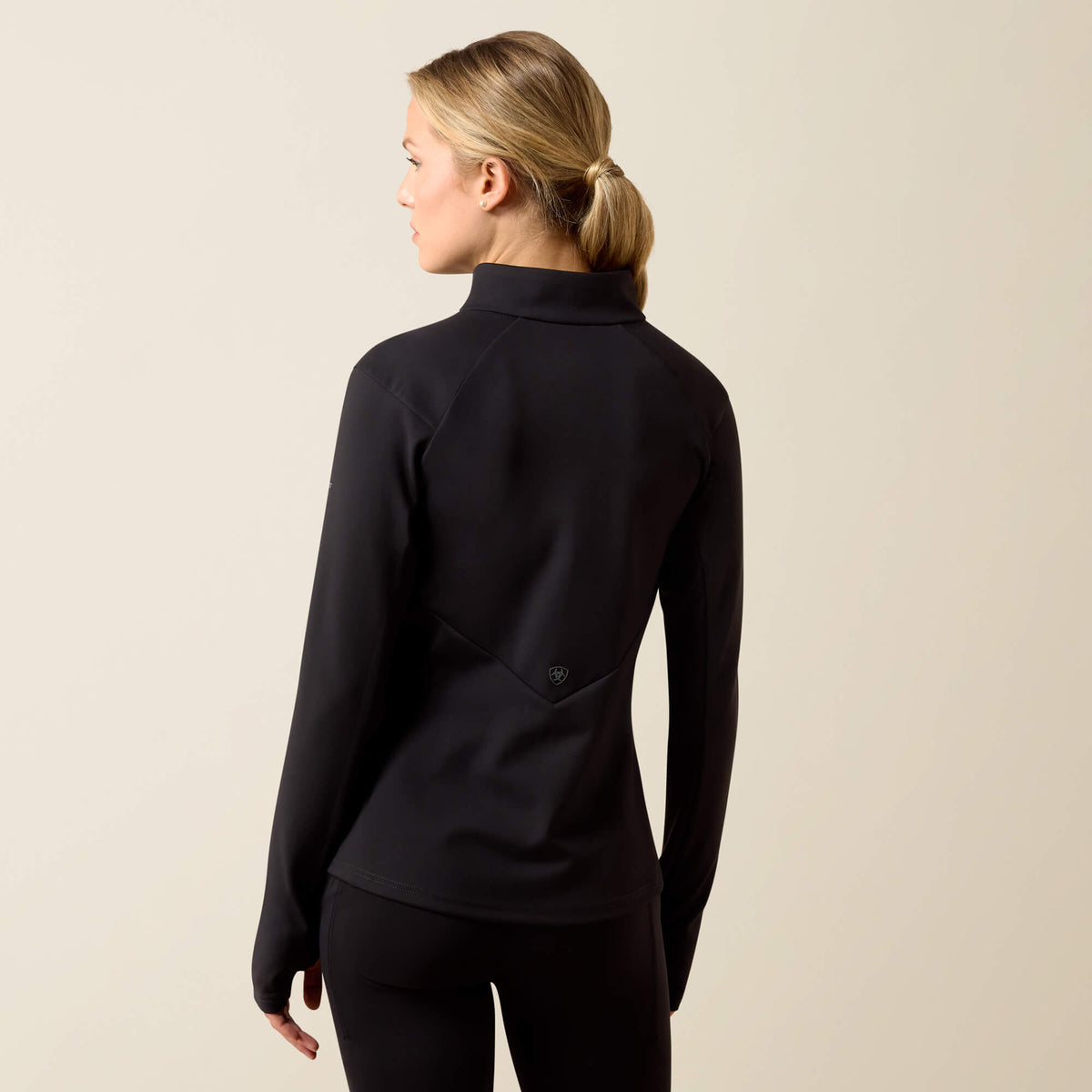 Ariat Women's Avail 1/2 Zip Long Sleeve Baselayer - Black