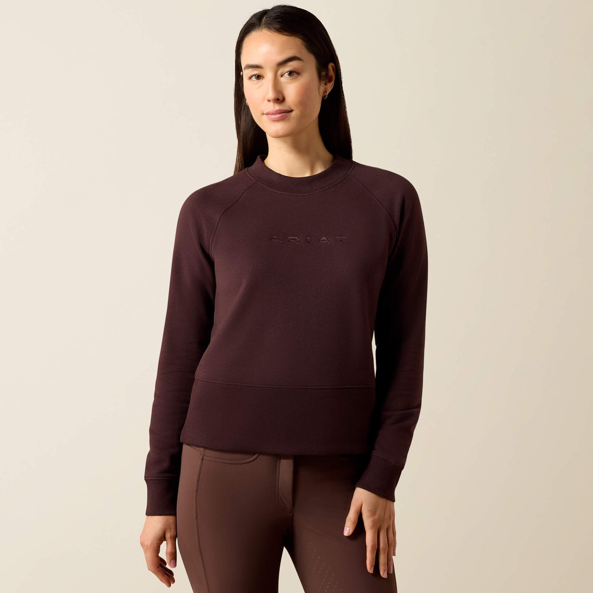 Ariat Women's Martine Sweatshirt - Chocolate Plum